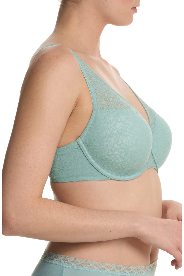 Pretty Smooth Full Fit Smoothing T-Shirt Bra, Alternate, color, BLUE MEADOW