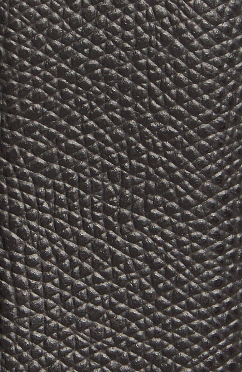 Nordstrom Shane Textured Leather Belt, Alternate, color, Black