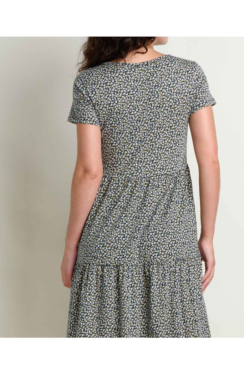 Toad & Co Marley Tiered Midi Dress, Alternate, color, Midnight Print