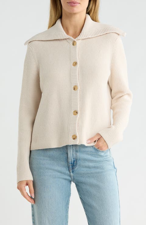 Sailor Collar Cardigan