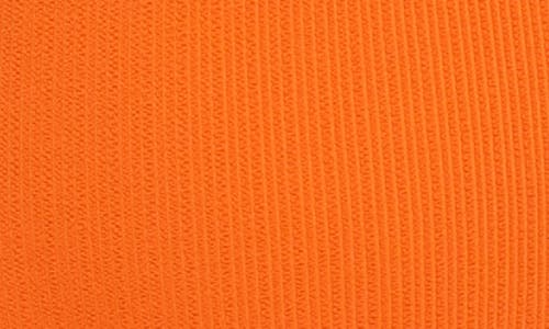 Sanctuary Stay Connected Over The Shoulder Open Front Swimsuit In Orange