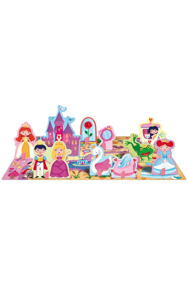 Sassi Q Box The Princesses Read Play Learn Enchanting 40 Piece Set, Alternate, color, Multicolored