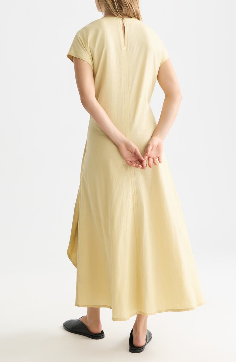 Scotch & Soda Relaxed Linen Blend Maxi Dress, Alternate, color, Parsnip