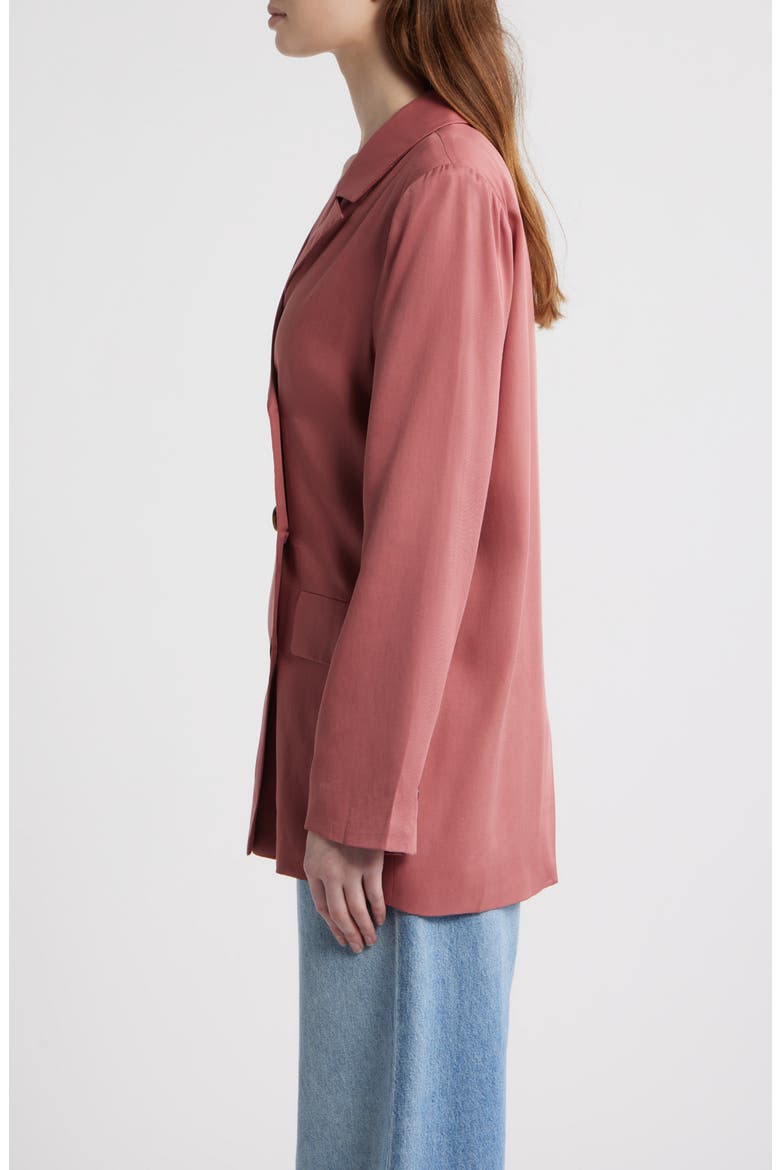 Anthony Double Breasted Longline Blazer, Alternate, color, LIPSTICK