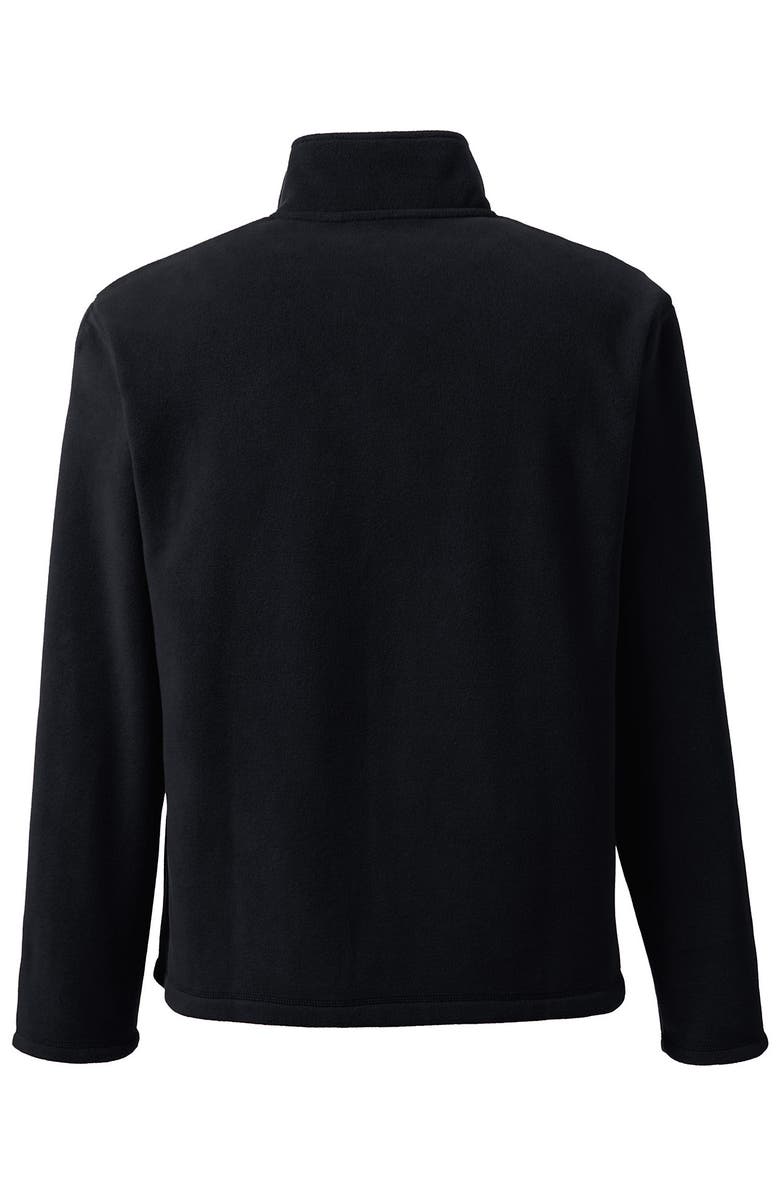 Lands' End Full-Zip Mid-Weight Fleece Jacket, Alternate, color, Black