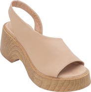 Forever & Always Shoes ROY Leather Wedge Sandal