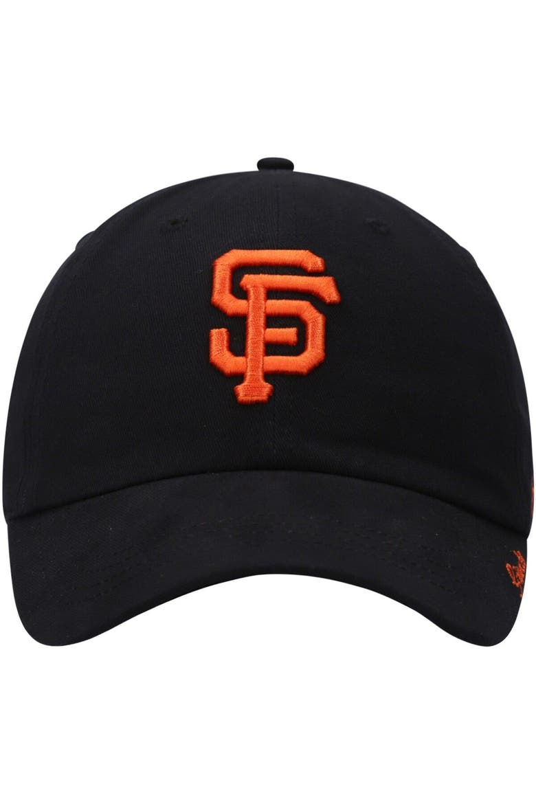 Women's '47 Black San Francisco Giants Team Miata Clean Up Adjustable Hat, Alternate, color, Black