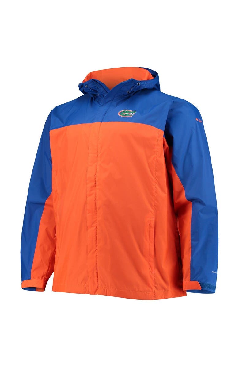 Columbia Men's Columbia Royal/Orange Florida Gators Big & Tall Glennaker Storm Omni-Tech Full-Zip Hoodie Jacket, Alternate, color,