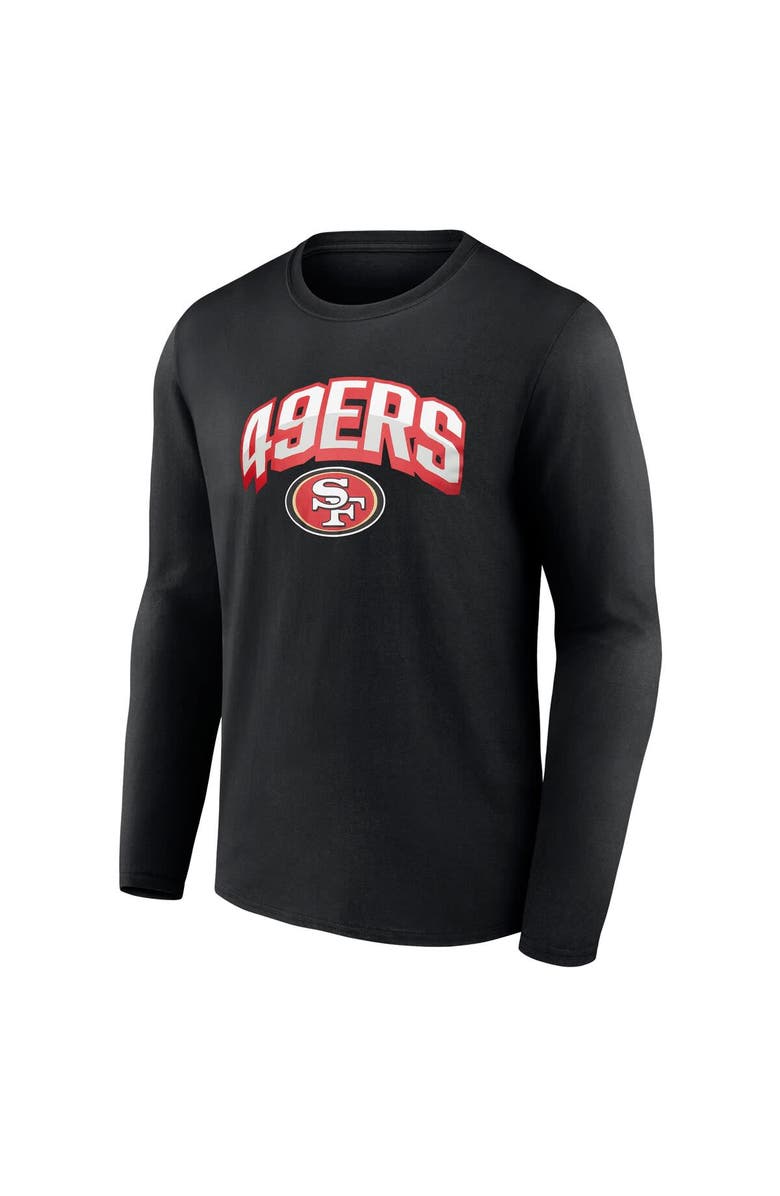 FANATICS Men's Fanatics  Black San Francisco 49ers Long Sleeve T-Shirt, Alternate, color, 