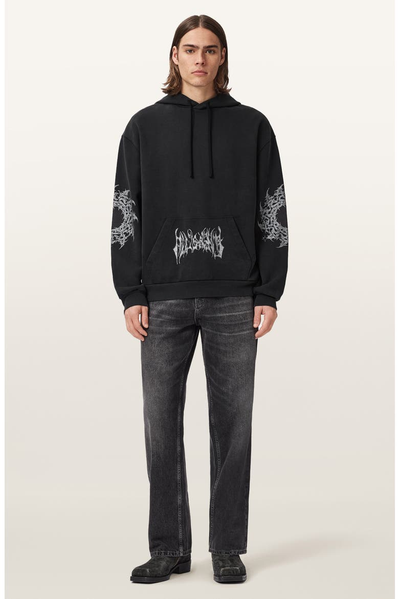 Helvette Graphic Hoodie, Alternate, color, WASHED BLACK
