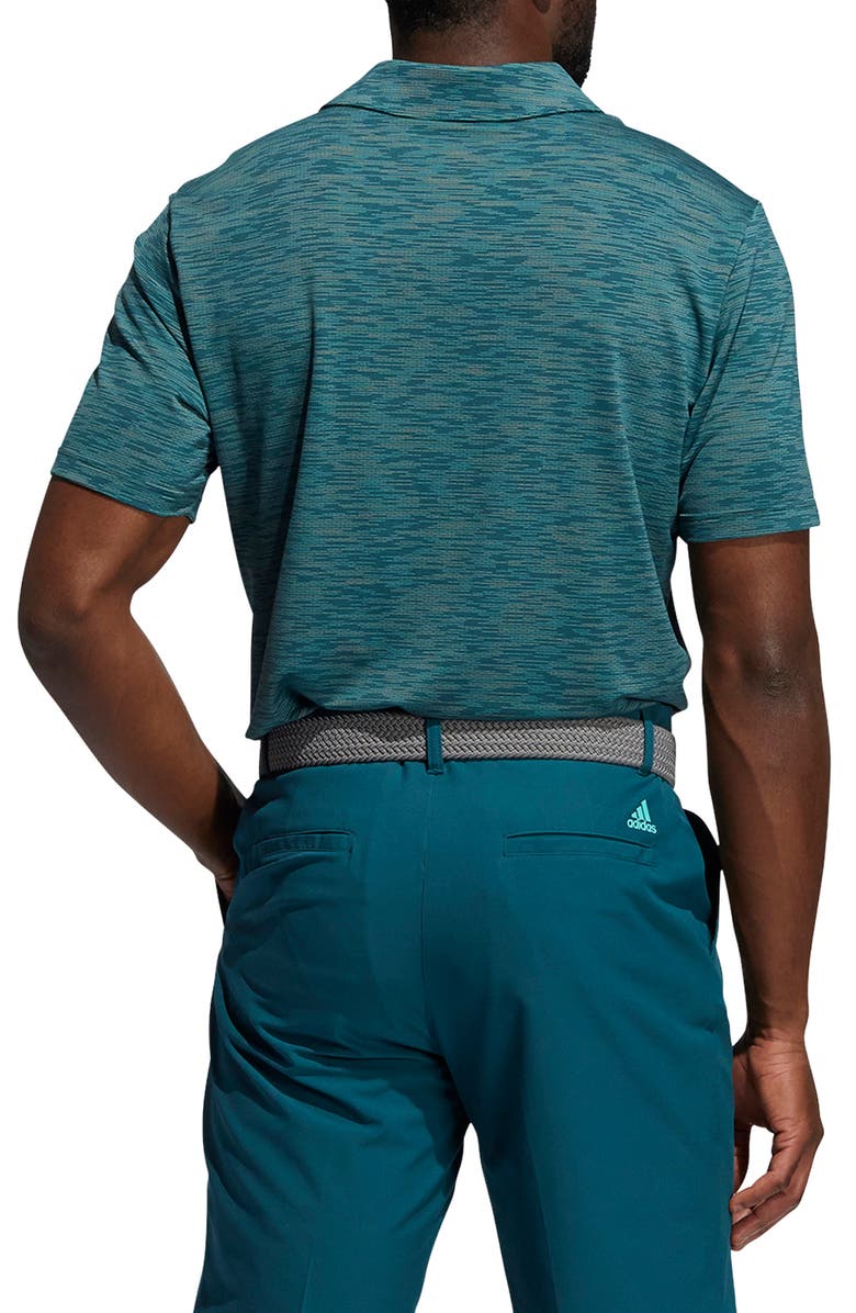 adidas Golf Mesh Broken Stripe Performance Polo, Alternate, color, 