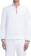 Bugatchi Comfort Cotton Quarter Zip Pullover