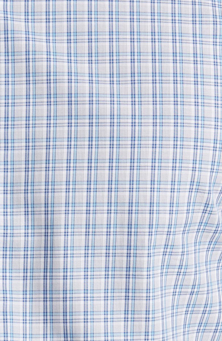 Nordstrom Trim Fit Non-Iron Gerald Plaid Cotton Dress Shirt, Alternate, color,