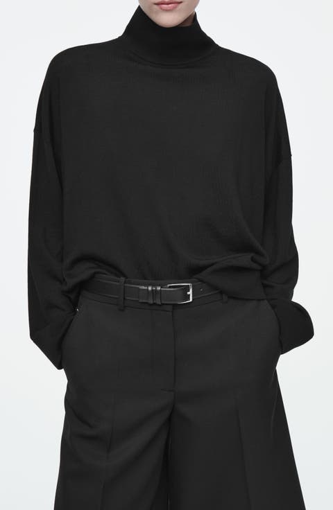 Cos Wrap Turtle Knit