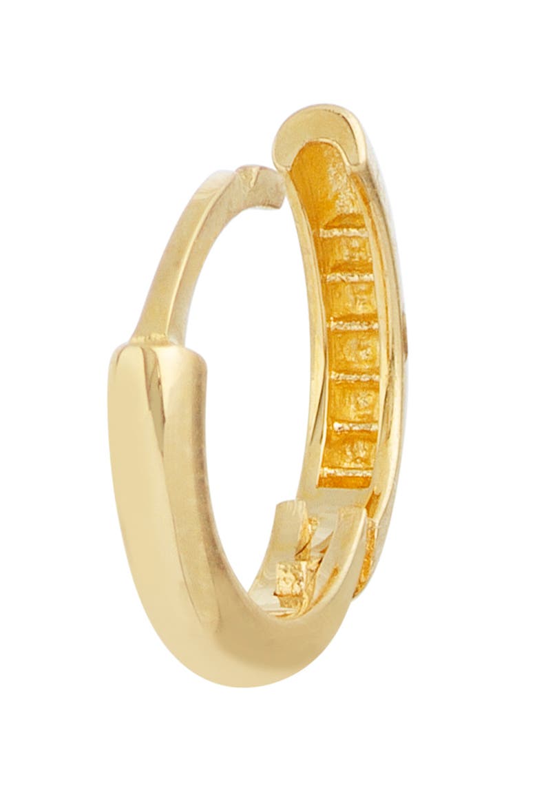 14K Gold 11mm Huggie Hoop Earrings, Alternate, color, YELLOW GOLD