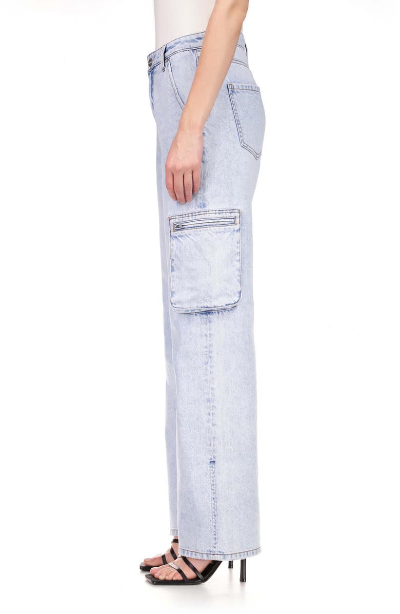 Sanctuary The Cargo High Waist Relaxed Fit Jeans, Alternate, color,
