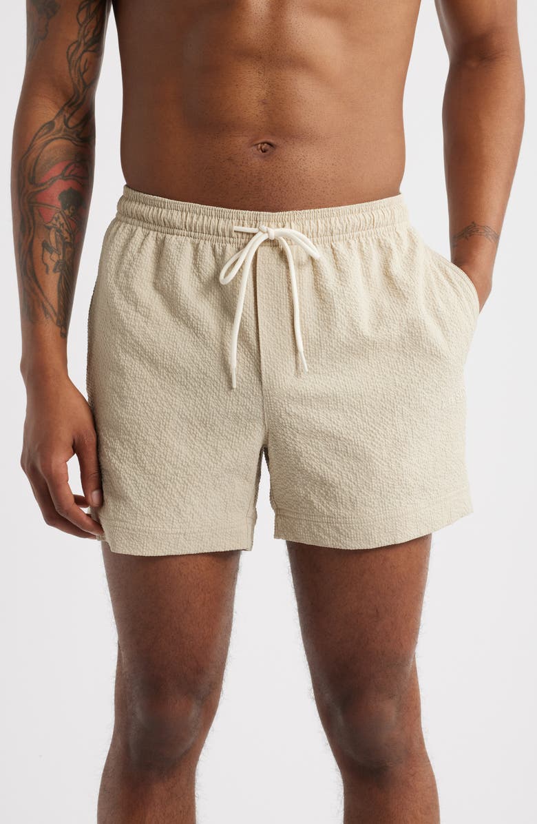 PacSun Seersucker Swim Trunks, Alternate, color, 