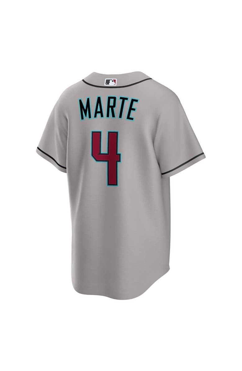 Nike Men's Nike Ketel Marte Gray Arizona Diamondbacks Road Replica Jersey, Alternate, color, Gray