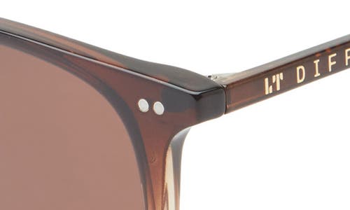 Diff Brody Xl 51mm Square Sunglasses In Brown