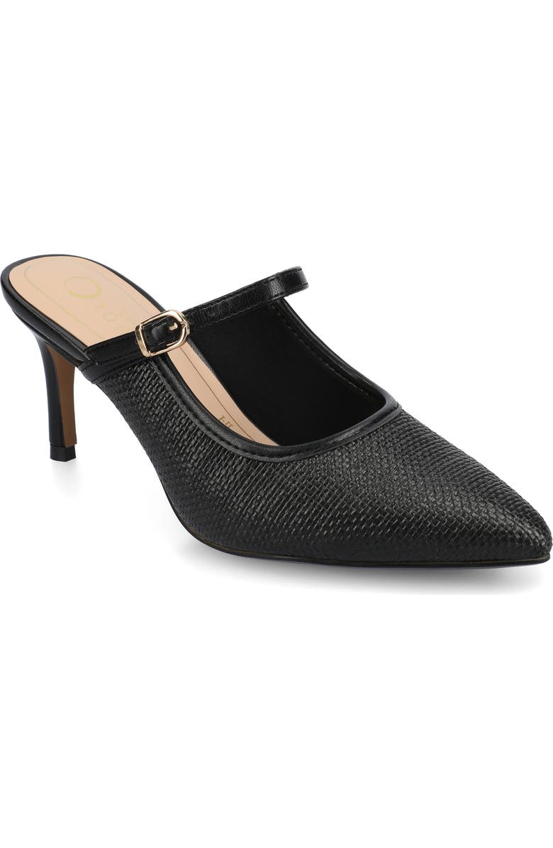 Journee Collection Tiffee Pump, Main, color, Black