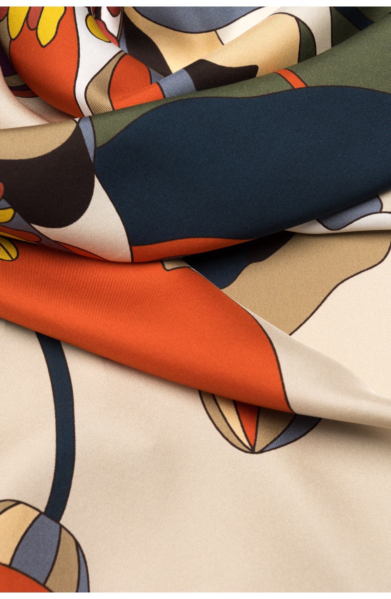 Elizabetta Julia - Hand Rolled Large Silk Foulard for Women, Alternate, color,