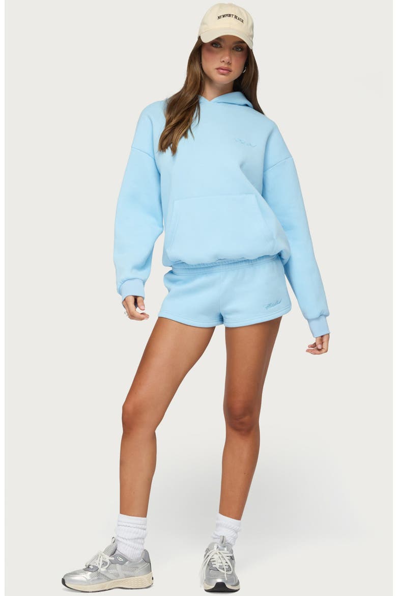 Basic Girl Oversize Hoodie, Alternate, color, LIGHT-BLUE