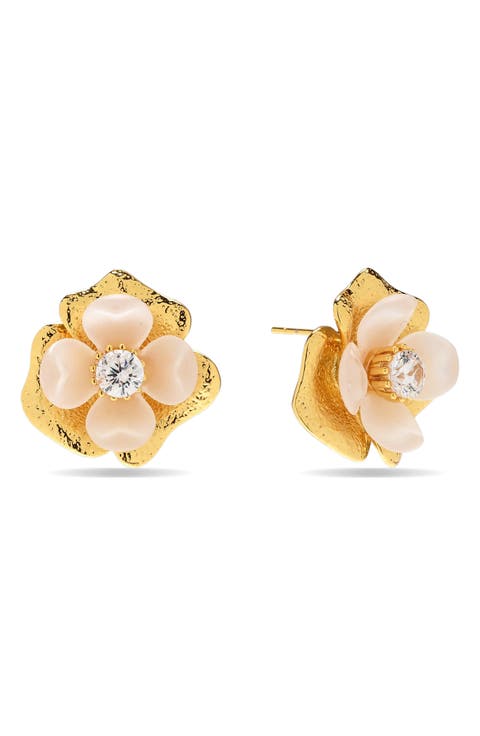 Lucia Floral Stud Earrings