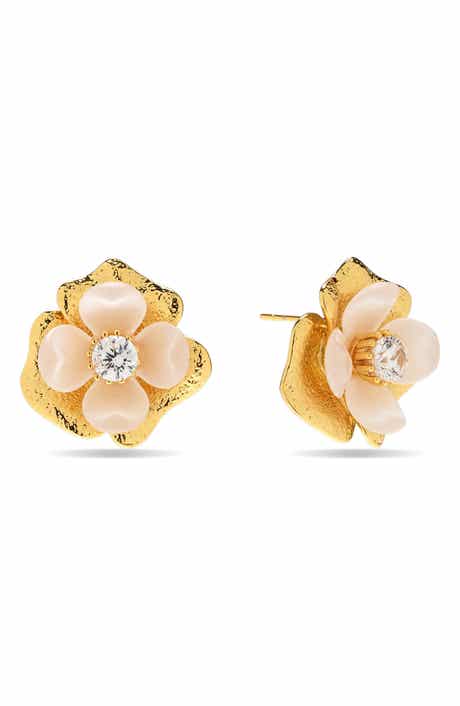 Lucia Floral Stud Earrings