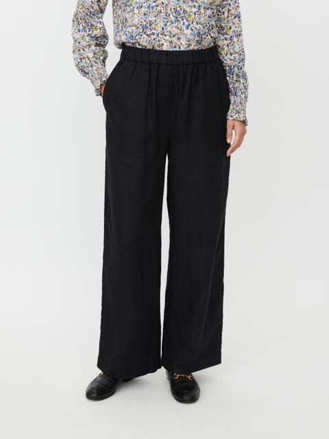 MaParino Linen Wide Leg Pants