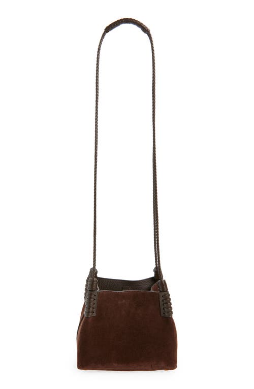Etro , Mini Libra Tote Bag In Suede, Woman, Brown