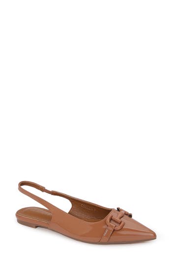 Berness Bit Slingback Flat In Brown