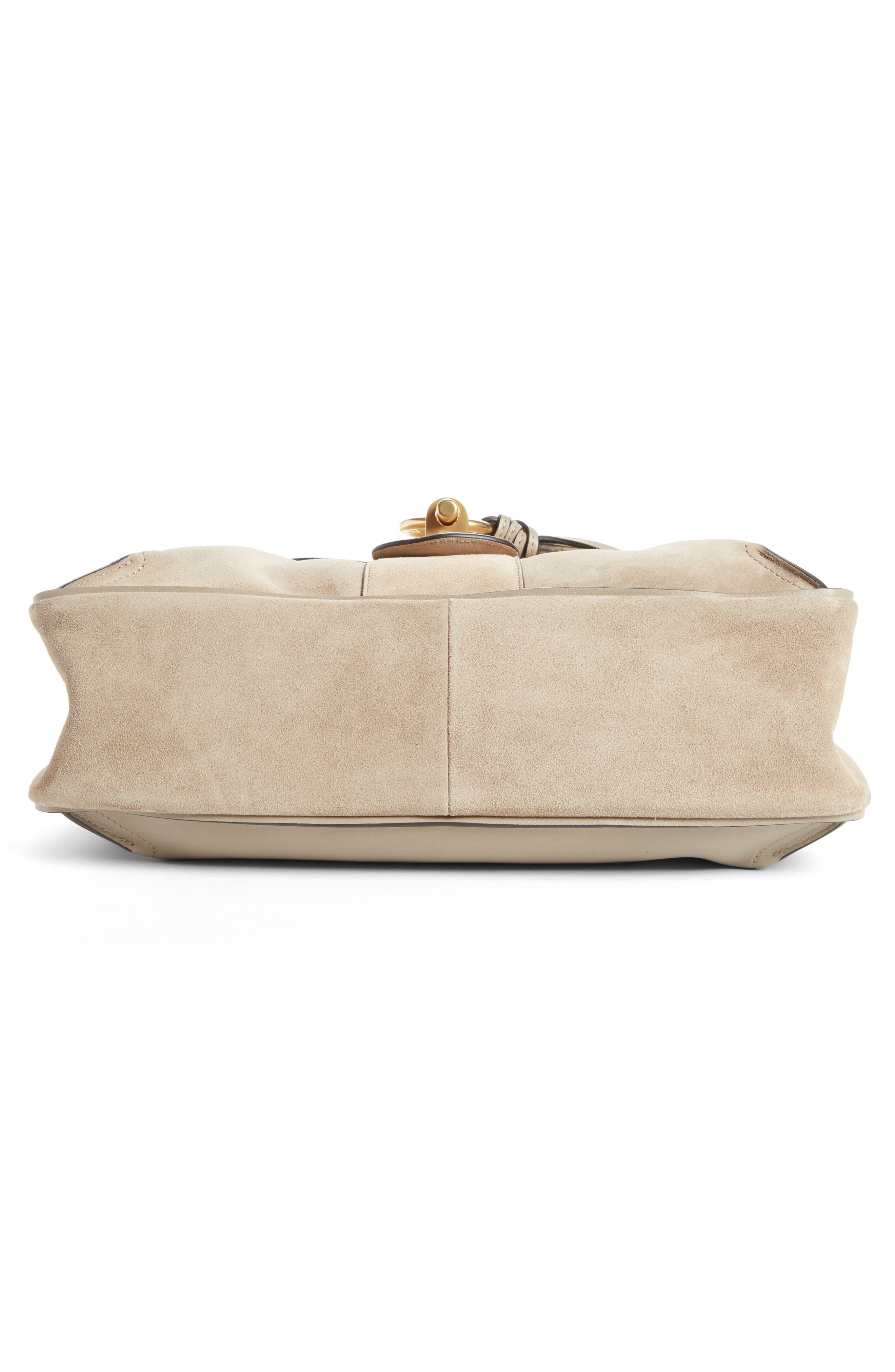 Chloé Medium Lexa Leather Shoulder Bag, Alternate, color, 
