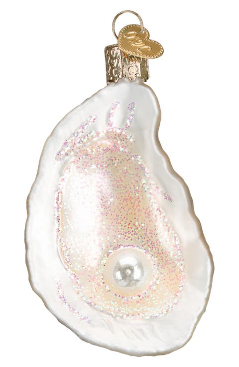 Oyster Glass Ornament