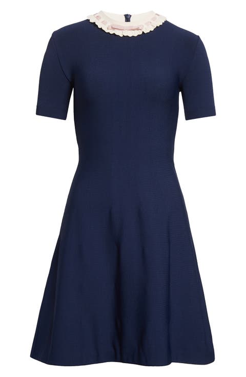 Ruffle Collar Dress