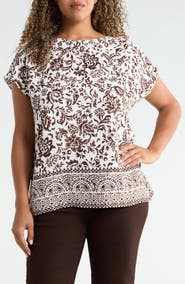 Jones New York Print Top