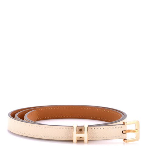 Pop H Belt Leather Thin