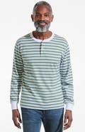 Lands' End Super-T Long Sleeve Henley Shirt