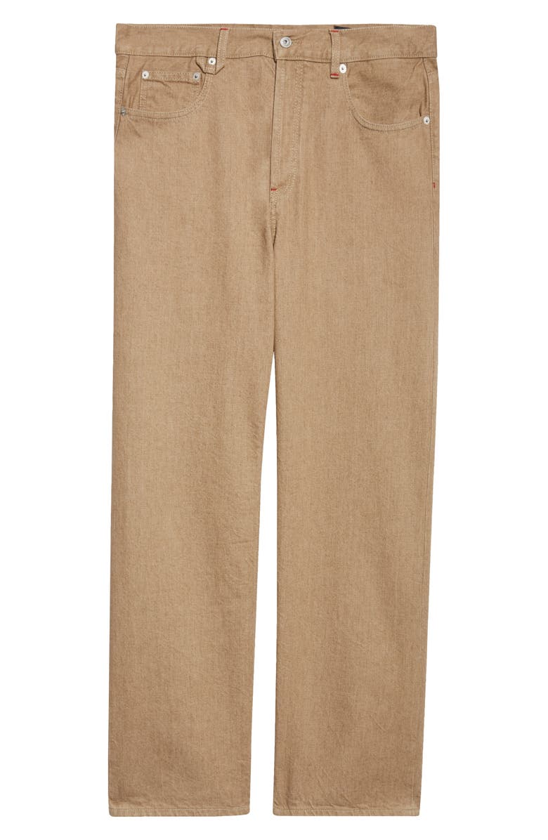 Jacquemus Le de-Nîmes Droit Straight Leg Jeans, Alternate, color, Beige
