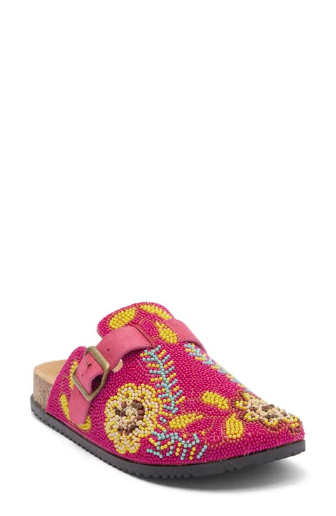 Matcha Embroidered Mule (Women)