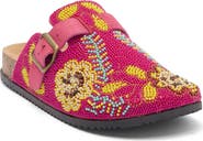 WILD DIVA LOUNGE Matcha Embroidered Mule