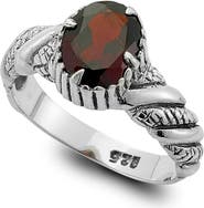 SAMUEL B. Garnet Ring