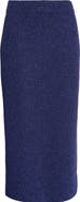 ST. JOHN Margot Metallic Sweater Skirt