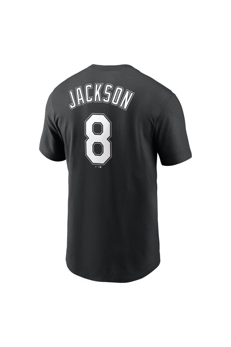 Men's Nike Bo Jackson Black Chicago White Sox Cooperstown Collection Name & Number T-Shirt, Alternate, color, Black