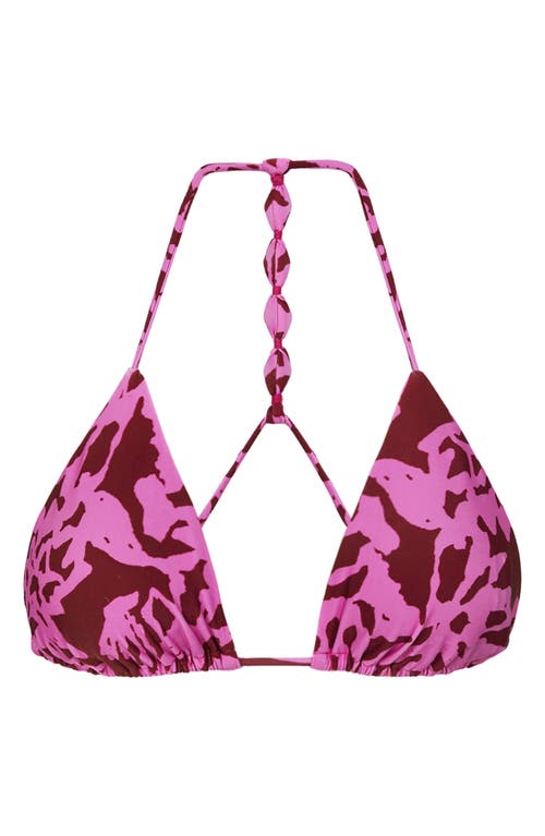 Vix Paula Hermanny Oc Ponche Alexa T-back Bikini Top In Purple