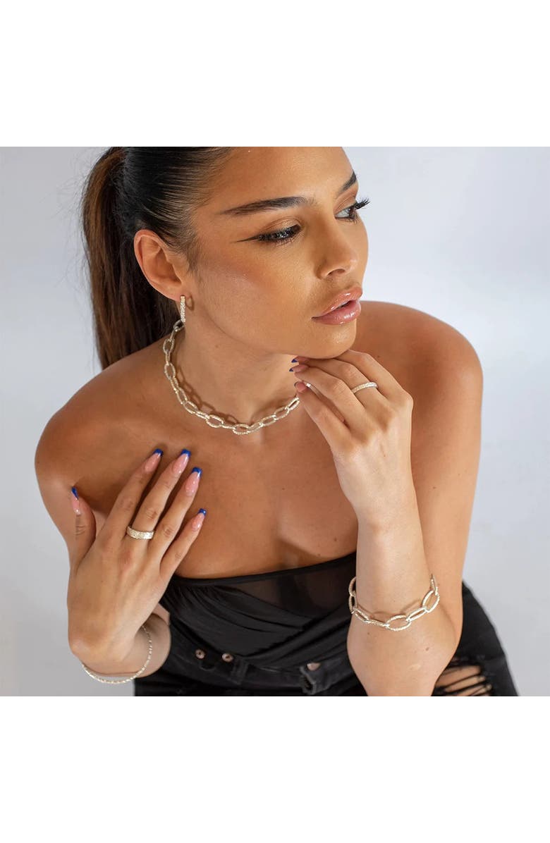 Lucy Quartermaine Hula Slim Ring, Alternate, color, Sterling Silver