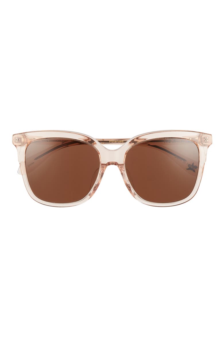 Keana 54mm Low Bridge Medium Width Polarized Square Sunglasses video