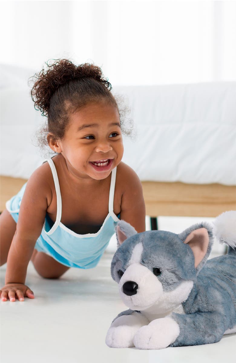 FAO Schwarz Corgsky Plush Stuffed Animal, Alternate, color, Grey
