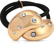 Ettika Crystal Studded Double Nugget Hair Tie