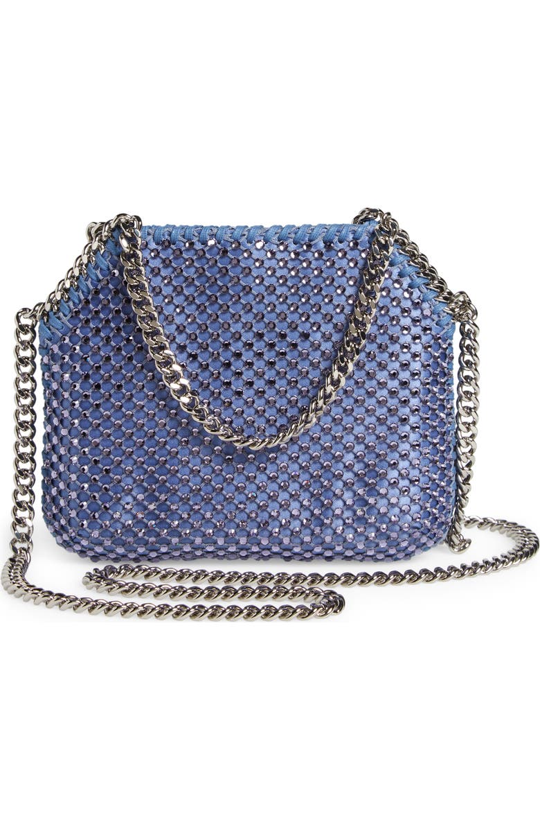 Stella McCartney Tiny Falabella Crystal Mesh Tote, Alternate, color,