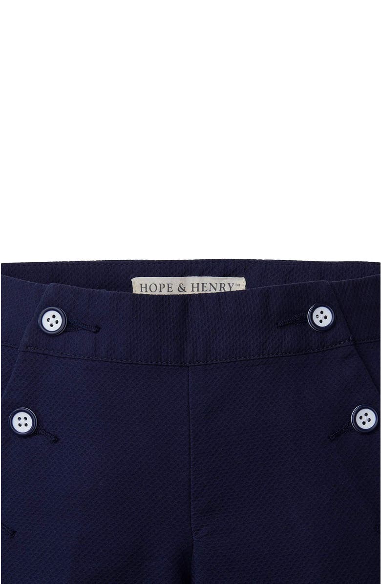 Hope & Henry Baby Girls' Pique Sailor Pant, Infant, Alternate, color, 